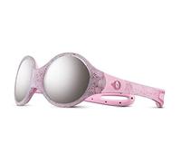 Julbo Lunettes de soleil Loop M Enfants Pailleté Rose Smoke Silver Flash Catégorie 4