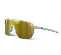 Julbo Lunettes de soleil running, trail, vélo, ski FREQUENCY Mixte Gris Clair/Blanc Catégorie 3