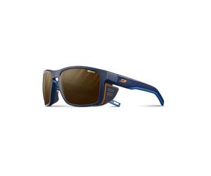 Julbo - Lunettes de soleil - Shield Bleu Foncé/Orange Reactiv 2-4 Polarized Bleu