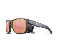 Lunettes Julbo Shield M gris translucide mat rose avec verres Spectron 3 rose