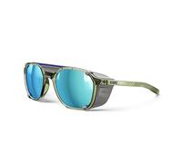 Julbo Lunettes de soleil - SLACK COVER - Hommes - Vert Army Translucide Brillant/Gris - Polarisant Catégorie 4