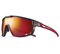 Julbo Lunettes Rush noir/rouge – verre miroir Spectron 3 rouge