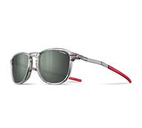 Julbo United Sunglasses, Gris Translucide Brillant/Rouge/Blanc, Taille Unique Unisex