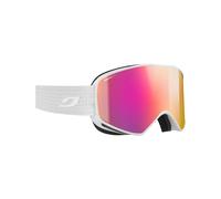 Julbo - Masque de ski photochromique - Cyclon Reactiv HD 1-3 White/Red en Silicone - Blanc Blanc