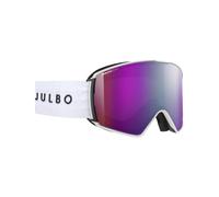 Julbo - Masque de ski photochromique - Launcher Reactiv 0-4 HC White/Black en Silicone - Blanc Blanc