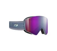 Julbo - Masque de ski photochromique - Razor Edge Reactiv 0-4 HC Dark Blue/Grey en Silicone - Bleu Bleu