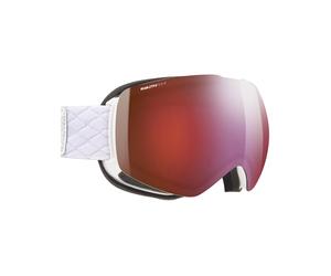 Julbo - Masque de ski photochromique - Shadow Reactiv 0-4 HC White en Silicone - Blanc Blanc
