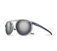 Julbo Meta SPECTRON Polarized Lunettes de Soleil, Cristal Brillant/Bleu Foncé, Taille Unique Mixte