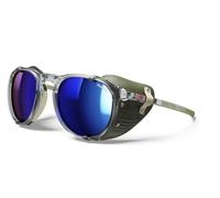 Lunettes Julbo Millenium gris translucide avec verres photochromiques REACTIV 2-4 bleu