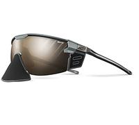 Julbo Mixte Ultimate Cover Lunettes de soleil, Gris Foncé/Gris, Taille unique EU