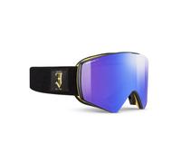 Julbo - Razor Edge Reactiv 1-3 - Masque ski Noir / Jaune - Reactiv Glare Control 1-3 Flash Bleu