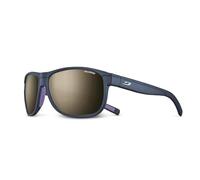 Julbo Renegade M SPECTRON Polarized Lunettes de Soleil, Bleu Foncé Mat/Violet, M Mixte