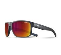 Julbo Renegade SPECTRON Lunettes de Soleil, Noir Mat/Bleu, Taille Unique Mixte