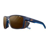 Julbo Lunettes de soleil Shield Reactiv Cameleon photochromiques Bleu, verres Brown (Cat 2-4)