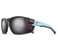 Julbo Lunettes de soleil SHIELD M Hommes Noir translucide/Bleu clair/Rose Catégorie 4