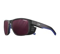Julbo - Shield M Translucide Mat Noir Bleu Reactiv High Contrast 0-4 - Lunettes de soleil
