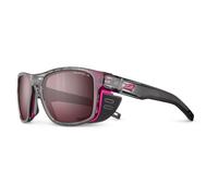 Julbo - Shield Spectron HD Polarized S3 - Lunettes glacier - M - grey / neon pink / rose / silver flash
