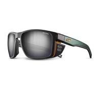 Julbo - Shield Spectron S4 - Lunettes vélo - L - dark green / dark green / white / brown flash silver