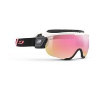 Masque Julbo Sniper Evo M noir rose avec verre photochromique Reactiv Performance High Contrast rose