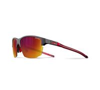 Lunettes Julbo Split noir mat rouge avec verres Spectron 3 rouge