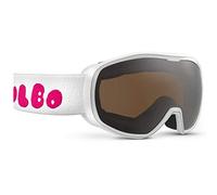 Masque Julbo Spot blanc rose avec verre à effet miroir Spectron 3 Polycarbonate marron enfant