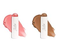 Julep Skip The Brush Crème à poudre Blush Stick - Couleur mélangable et à construire - Bâton de maquillage 2 en 1 pour fard à joues et lèvres, trio