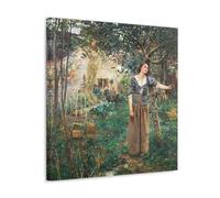 Jules Bastien Lepage - Jeanne d'Arc - Poster classique - Décoration murale à suspendre - Décoration d'intérieur - Pour chambre à coucher - 40 x 40 cm