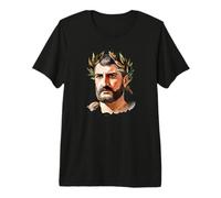 Jules César Empereur Romain Antique T-Shirt Haut de Gamme