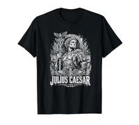 Jules César Veni Vidi Vici Rome Antique SPQR T-Shirt Graphique avec Valeur, Homme, Noir, M
