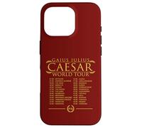 Jules César World Tour Histoire Romaine drôle Coque pour iPhone 16 Pro