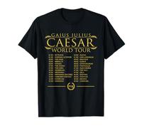 Jules César World Tour Histoire Romaine drôle T-Shirt