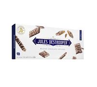 Jules Destrooper Lot de 4 biscuits au chocolat belge authentique au beurre, à la cannelle et au chocolat - Coffret cadeau de luxe en vrac - 4 x 100 g