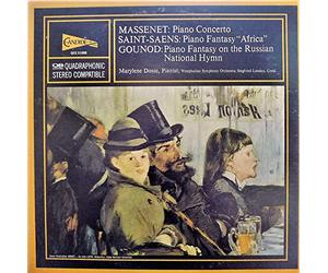 Jules Massenet / Camille Saint-Saëns / Charles Gounod - Marylene Dosse ; Westfälisches Sinfonieorchester ; Siegfried Landau - Piano Concerto / Piano Fantasy "Africa" / Piano Fantasy On The Russian National Hymn - Candide - QCE 31088