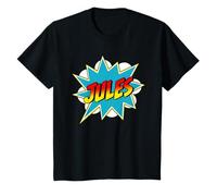 Jules Name Superhero BD pour garçons T-Shirt