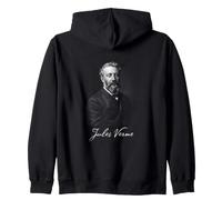 Jules Verne Classic Science Fiction Auteur Hommage Sweat à Capuche