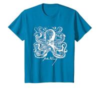 Jules Verne Signature Sea Monster Octopus 2 T-shirt pour fan T-Shirt