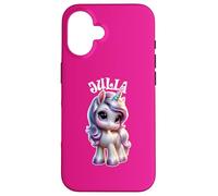 Julia Adorable Motif Licorne pour Fille Nom Julia Coque pour iPhone 16