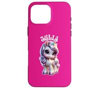Julia Adorable Motif Licorne pour Fille Nom Julia Coque pour iPhone 16 Pro Max
