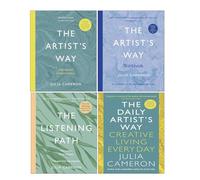 Julia Cameron Collection 4 Books Set (The Artist's Way, The Artist's Way Workbook, The Listening Path & The Daily Artist's Way Creative Living Every Day)