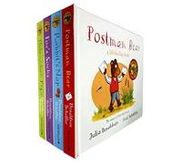julia donaldson tales from acorn wood series 4 books collection set - (fox's socks,hide-and-seek pig,rabbit's nap,postman bear)