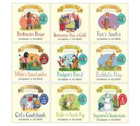 Julia Donaldson Tales From Acorn Wood Series Collection 9 Books Set (Fox's Socks, Hide-and-seek Pig, Postman Bear,Rabbit's Nap,Cat's Cookbook, Squirrel's Snowman, Mole's Spectacles & More)