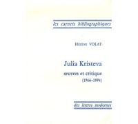 Julia Kristeva - Oeuvres Et Critique 1966-1994