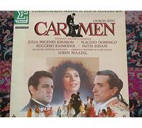 JULIA MIGENES JOHNSON - CARMEN / ORIGINAL SOUNDTRACK AUS DEM FILM CARMEN / GEORGES BIZET / AUSZÜGE / Filmmusik / OST / DIGITAL / 1984 / Bildhülle / ERATO # ZL 30930 / Deutsche Pressung / 12" Vinyl Langspiel Schallplatte / JU