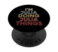 Julia Name Julia Personalized Name First Given PopSockets PopGrip Adhésif