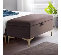 Julian Bowen Banc de rangement Deco, gris truffe
