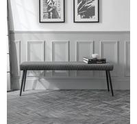 Julian Bowen Banc sans dossier Luxe, gris