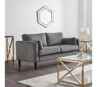Julian Bowen Canapé 2 places Hayward, chenille gris foncé