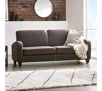Julian Bowen Canapé 3 Places Vivo, Simili Cuir Marron