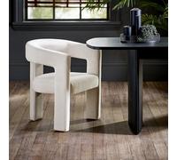 Julian Bowen Elara Chaise rembourrée en Chenille Crème