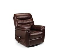 Julian Bowen Fauteuil inclinable et releveur à Deux Moteurs Pullman, Marron châtaigne